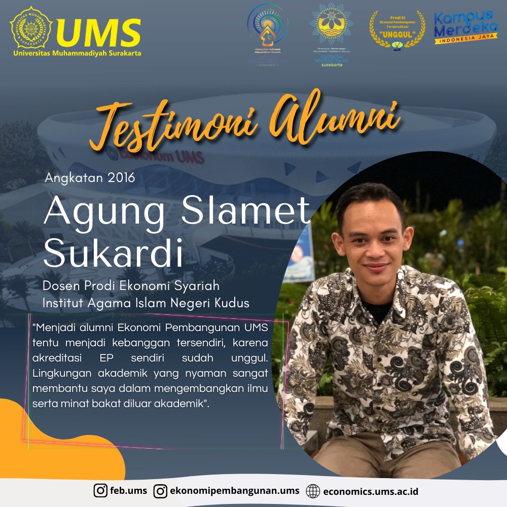 Testimoni Alumni Agung Slamet Sukardi